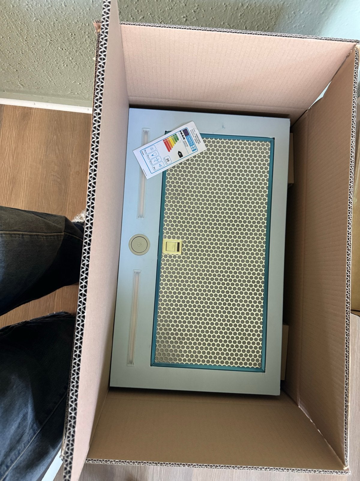 IKEA UNDERVERK Inbouw afzuigkap, roestvrij staal, 60 cm, Ophalen, Onderbouw afzuigkap, Nieuw, Inbouw