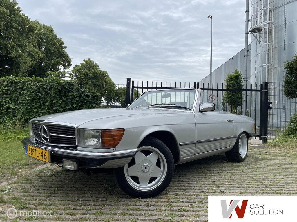 Mercedes SL-klasse 450 SL roadster EU-uitvoering ZEER NETJES, Automaat, Achterwielaandrijving, 8 cilinders, Leder