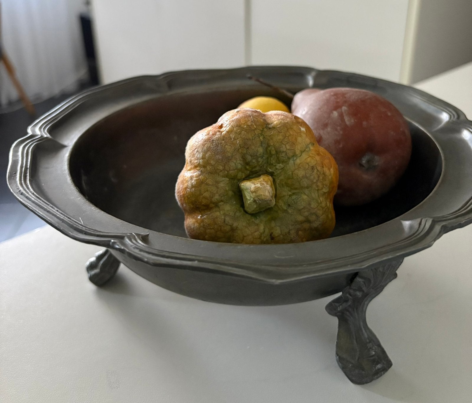 Tinnen fruitschaal, Antiek en Kunst, Antiek | Schalen, Ophalen