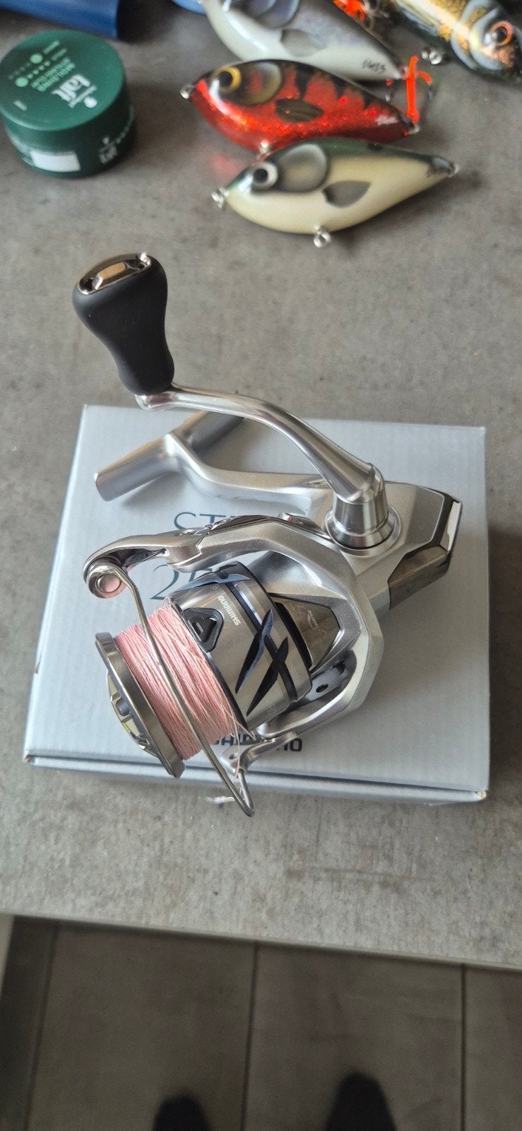 Shimano Stradic 2500HG, Watersport en Boten, Hengelsport | Roofvissen, Ophalen of Verzenden, Zo goed als nieuw, Molen