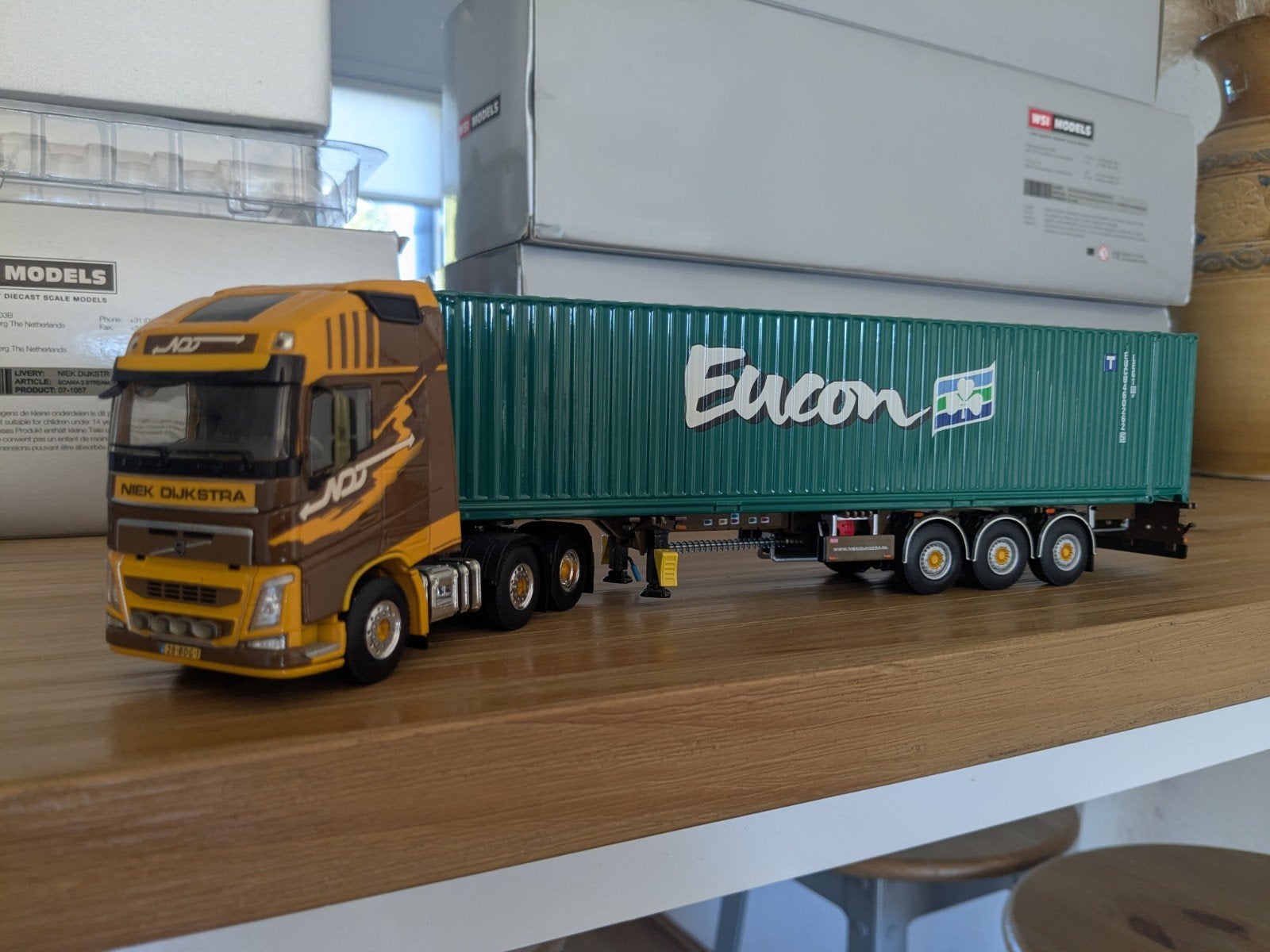 WSI Niek Dijkstra Volvo FH4, Hobby en Vrije tijd, Ophalen of Verzenden, Zo goed als nieuw, Bus of Vrachtwagen, Wsi