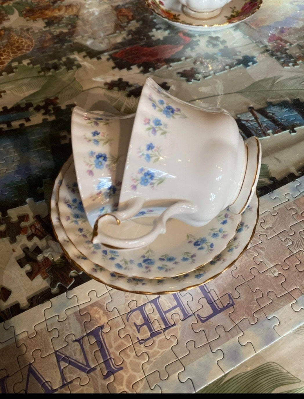 Royal Albert Memory Lane theekopjes en schotels, Ophalen of Verzenden