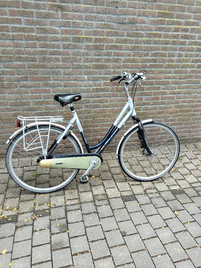 damesfiets, Fietsen en Brommers, Gebruikt, Versnellingen, 50 tot 53 cm, Trommelrem