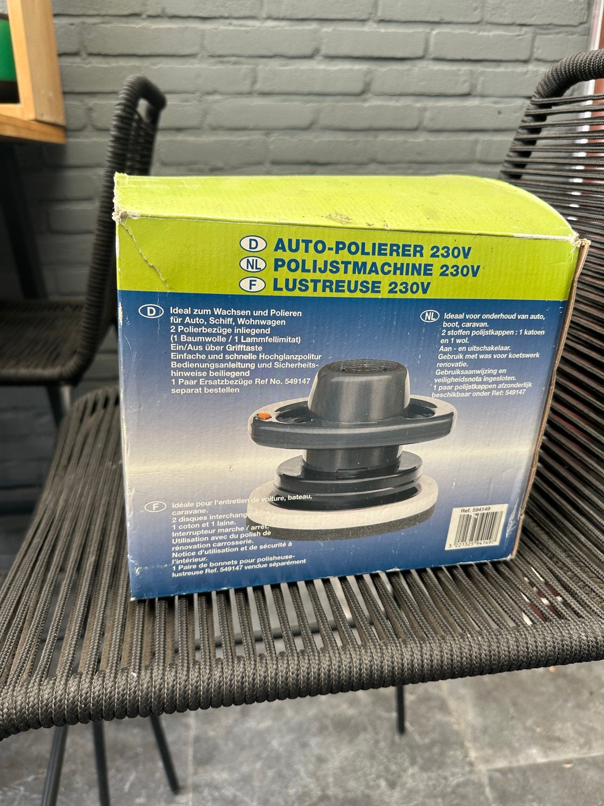 Auto Polijstmachine 230V - Ideaal voor auto, boot, caravan, Ophalen, Gebruikt