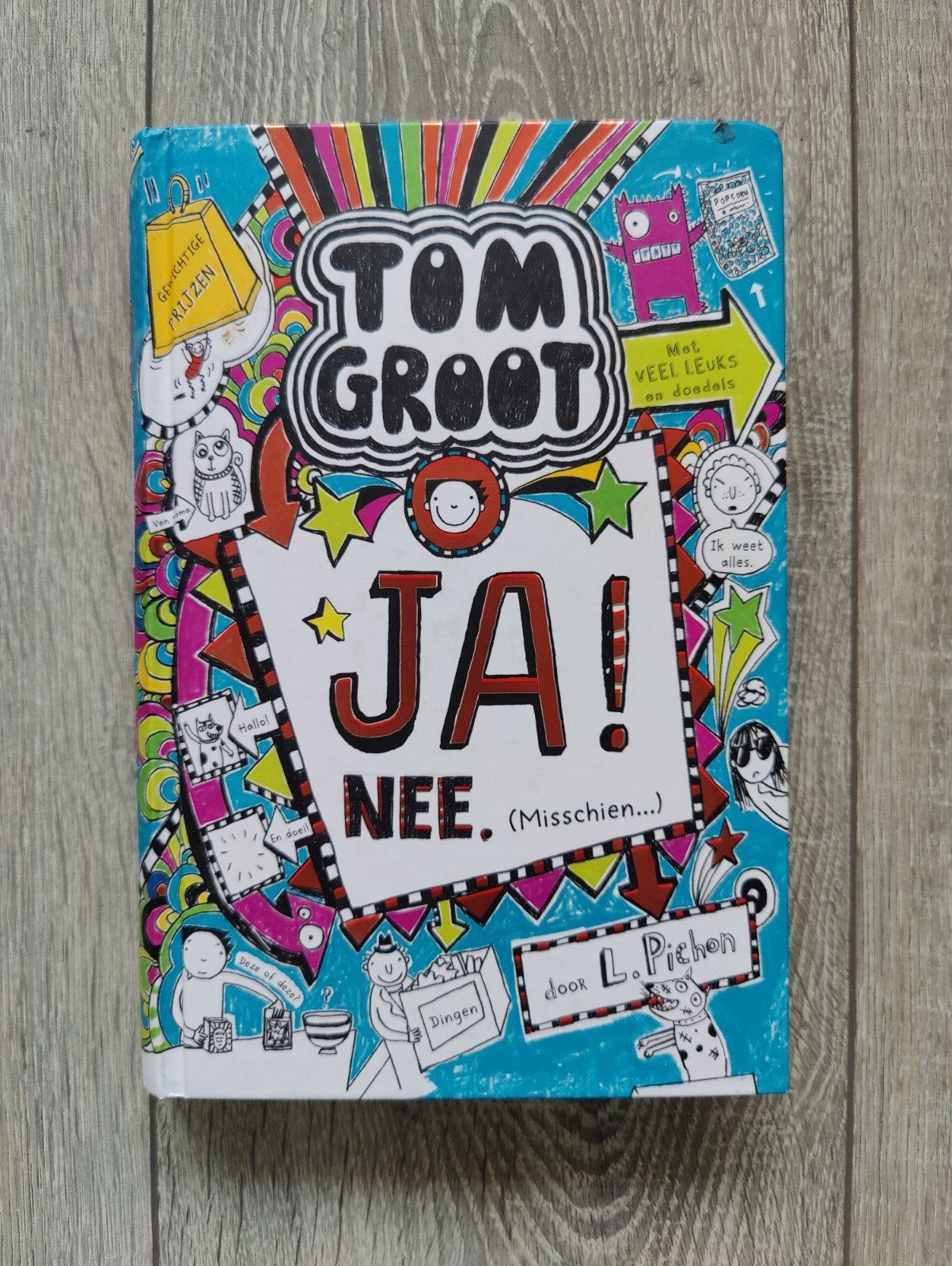 Kinderboek Tom Groot deel 8 Ja! Nee. Misschien., Ophalen of Verzenden, Zo goed als nieuw, Fictie algemeen