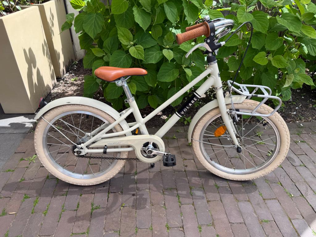 Volare Melody 18 inch kinderfiets - Crème, Ophalen, Gebruikt, 16 tot 20 inch