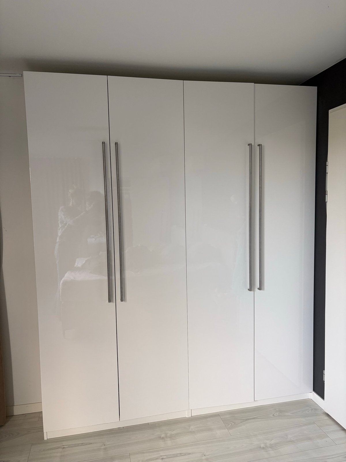 IKEA Pax deuren (4 stuks) hoogglans wit incl. grepen, Ophalen, Gebruikt, 200 cm of meer, 50 tot 100 cm
