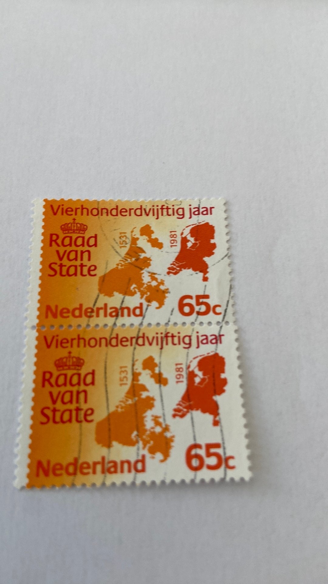 Nederland, Postzegels en Munten, Ophalen of Verzenden, Gestempeld