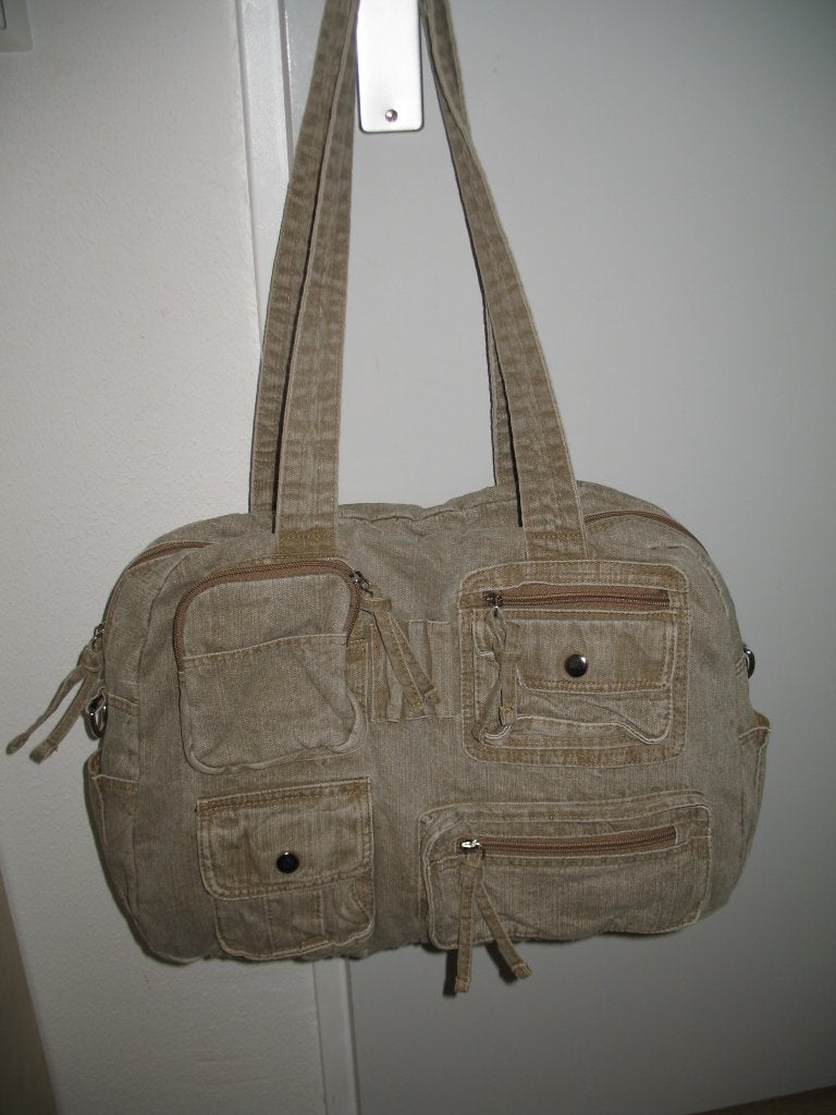 Beige Shopper Schoudertas +Meerdere Vakken Zolderopruiming, Ophalen of Verzenden, Nieuw, Beige, Overige typen