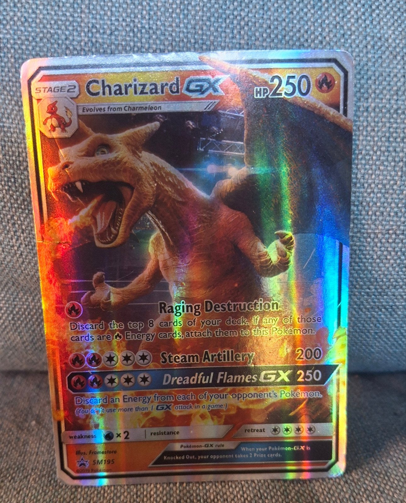 2x Charizard Pokémon Kaarten - V Evolution & GX, Ophalen of Verzenden, Gebruikt, Meerdere kaarten, Foil