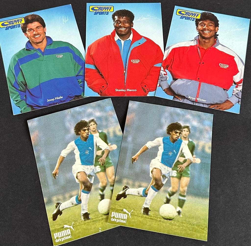 Voetbalkaarten van Tahamata, Menzo, Winter en Hiele, Verzamelen, Sportartikelen en Voetbal, Ophalen of Verzenden, Zo goed als nieuw