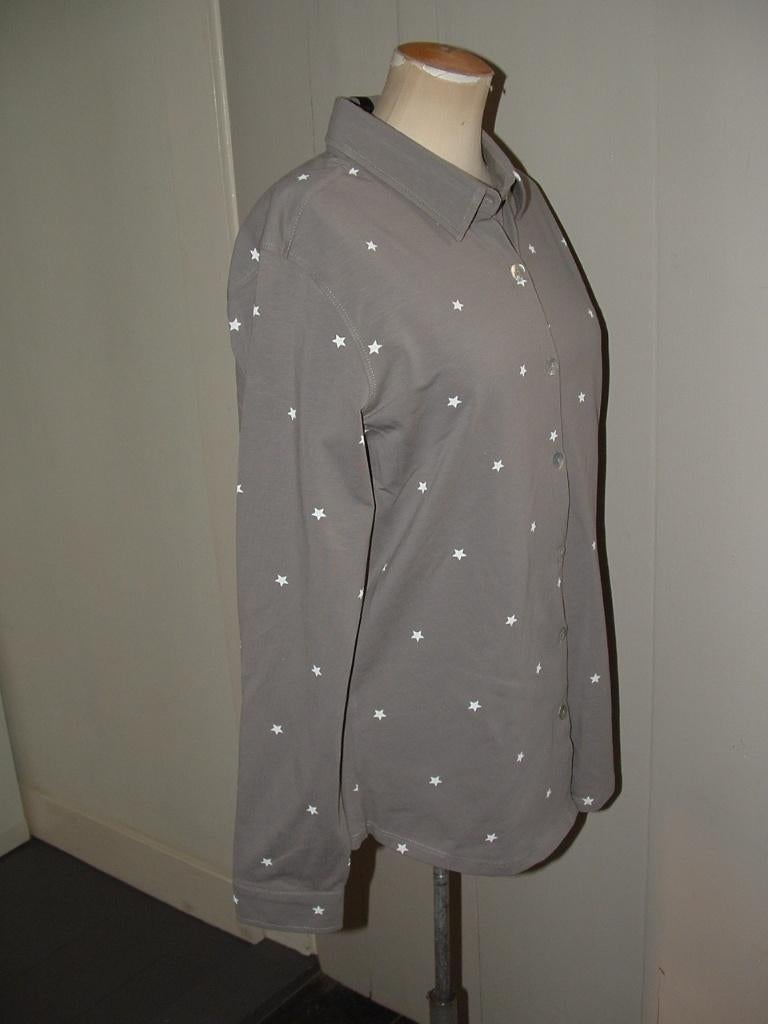 Je m' appelle top longsleeve maat S met knoopjes sterren, Kleding | Dames, Zwart, Ophalen of Verzenden, Zo goed als nieuw, Zonder mouw