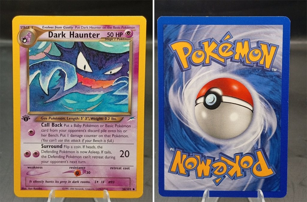 Dark Haunter Neo Destiny 1st edition (NDE 36) - Excellent, Ophalen of Verzenden, Zo goed als nieuw, Losse kaart