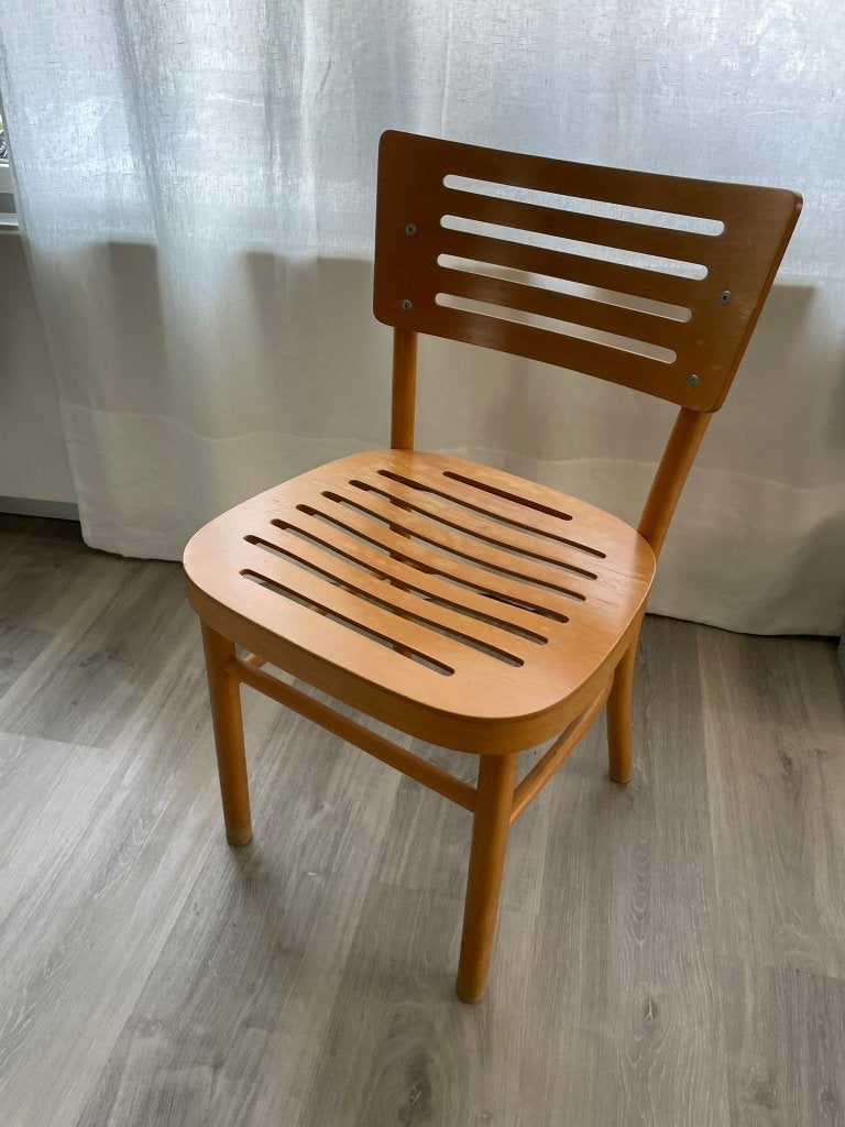 Wood chair, Ophalen, Zo goed als nieuw, Eén