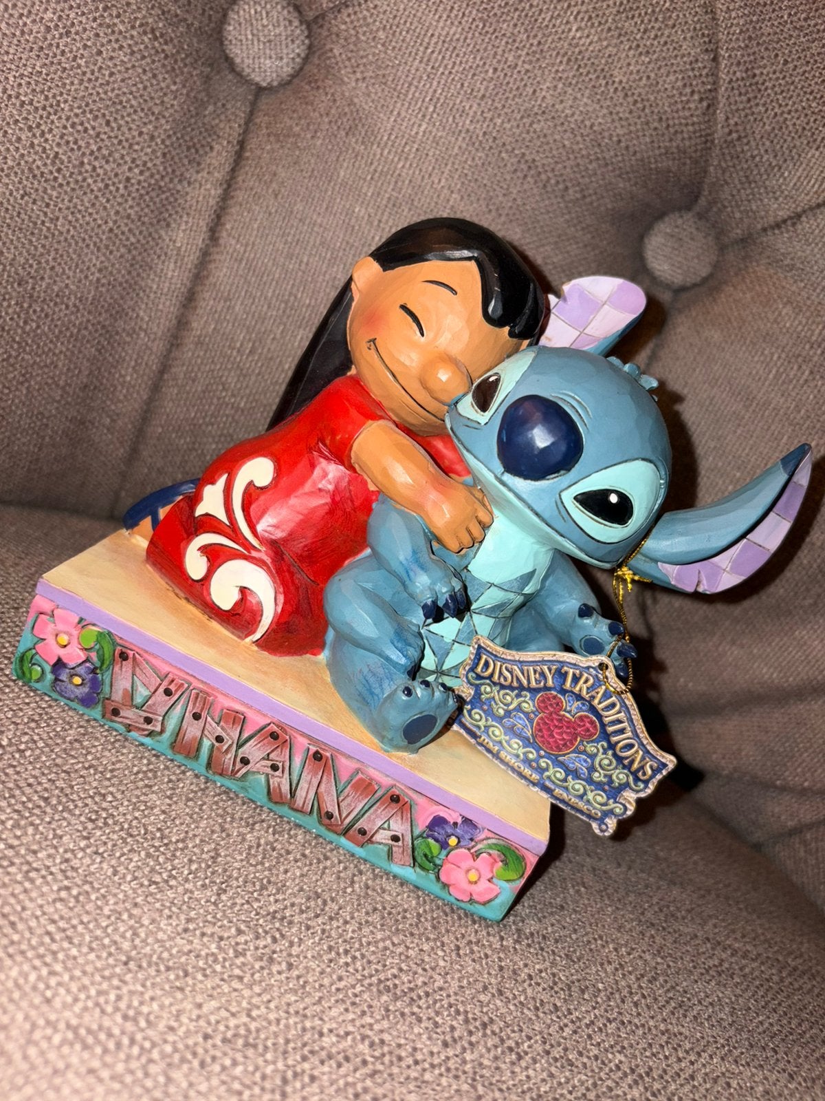 Lilo en Stitch beeldje van Jim Shore, Ophalen of Verzenden, Overige figuren, Zo goed als nieuw, Beeldje of Figuurtje