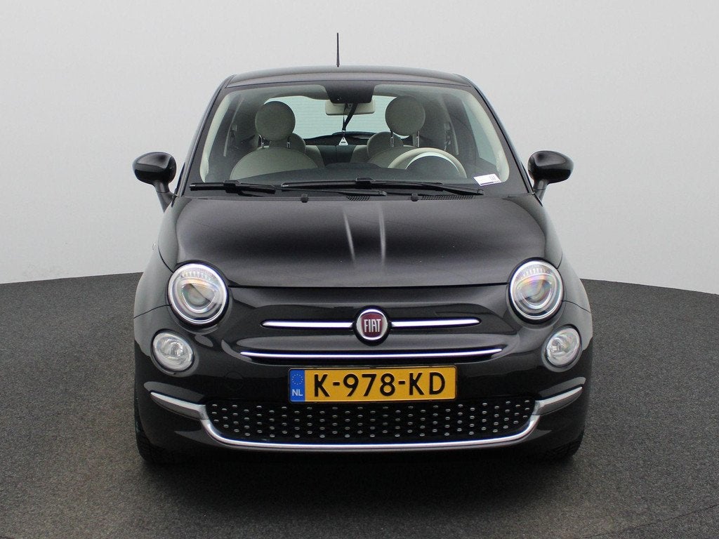 Fiat 500 1.0 Hybrid Lounge | Airconditioning | Half-Leder |, Voorwielaandrijving, 12 maanden, Stof, Euro 6