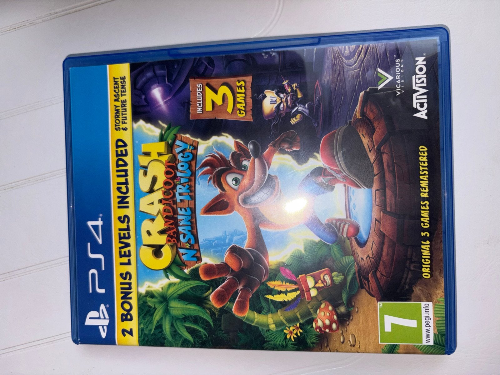 Crash Bandicoot N. Sane Trilogy PS4 - Zo goed als nieuw, 1 speler, Ophalen of Verzenden, Zo goed als nieuw, Platform