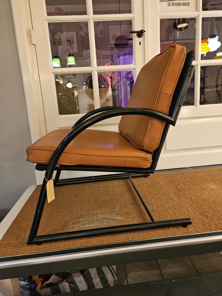 Design Fauteuil, Gerard Van Den Berg, Rohé Noordwolde, Huis en Inrichting, Onbekend, 75 tot 100 cm, Zo goed als nieuw, Onbekend