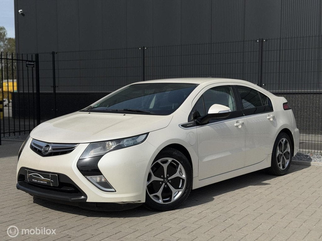 Opel Ampera 1.4 Hybrid INCL BTW|AUT|AIRCO|CRUISE|NAP|STOELVW, Euro 5, 4 stoelen, Wit, Bedrijf