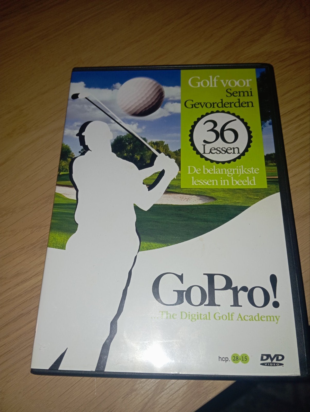 GoPro! Golf voor Semi Gevorderden - 36 Lessen DVD, Cursus of Instructie, Gebruikt, Alle leeftijden, Overige sporten