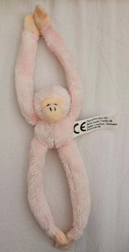 KLEIN KNUFFEL AAPJE, Kinderen en Baby's, Speelgoed | Knuffels en Pluche, Ophalen of Verzenden, Zo goed als nieuw