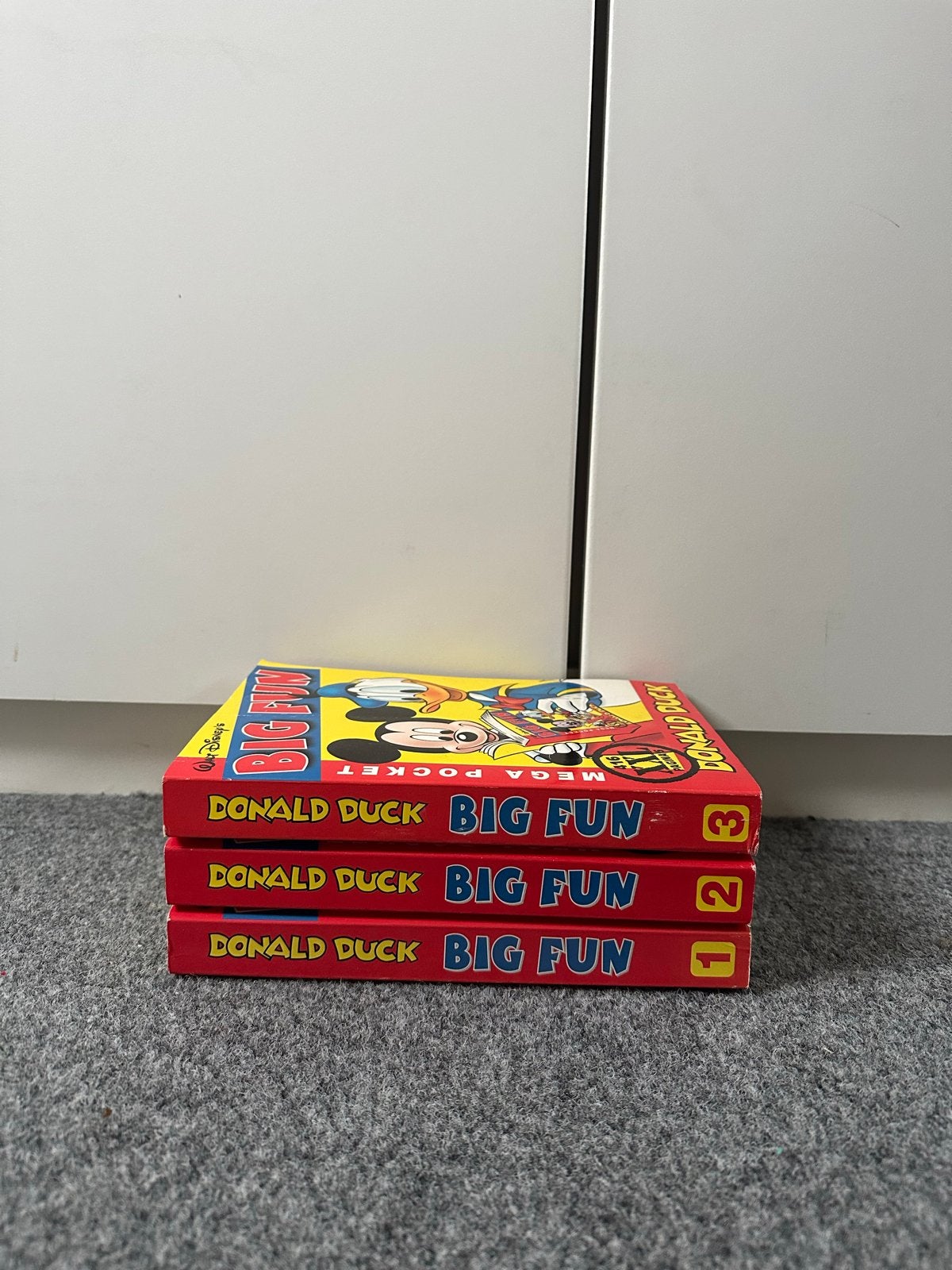 Donald Duck Big Fun Mega Pocket nummers 1, 2 en 3, Meerdere stripboeken, Ophalen of Verzenden, Gelezen
