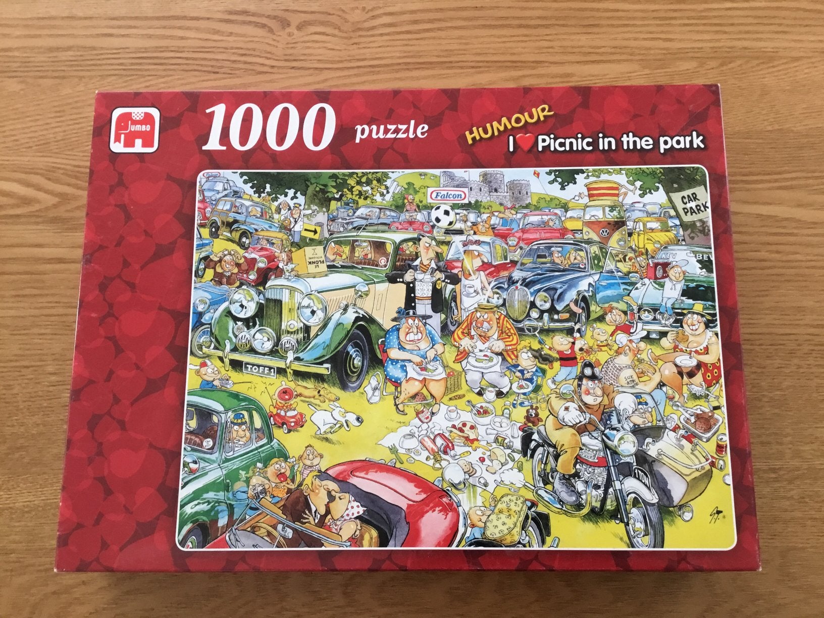 Jumbo puzzel - Picnic in the park - 1000 stukjes, Ophalen, 500 t/m 1500 stukjes, Zo goed als nieuw
