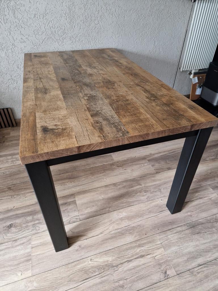 Eettafel 160x90x78 cm, Ophalen, Rechthoekig, 200 cm of meer, 50 tot 100 cm