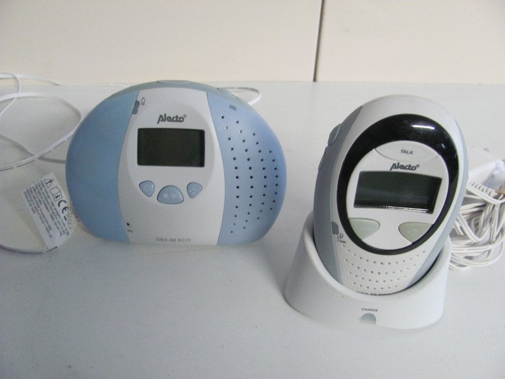 Alecto DBX-88 ECO babyfoon beide in goede staat ver 5.2, Ophalen of Verzenden, Zo goed als nieuw, 250 meter of meer, Digitaal