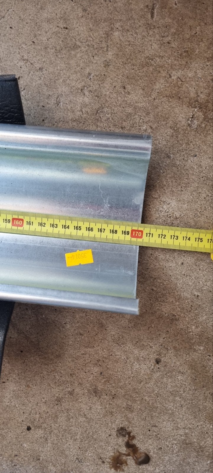 Zinken dakgoot 170 cm Ø 127 mm, Ophalen, Nieuw, Toilet