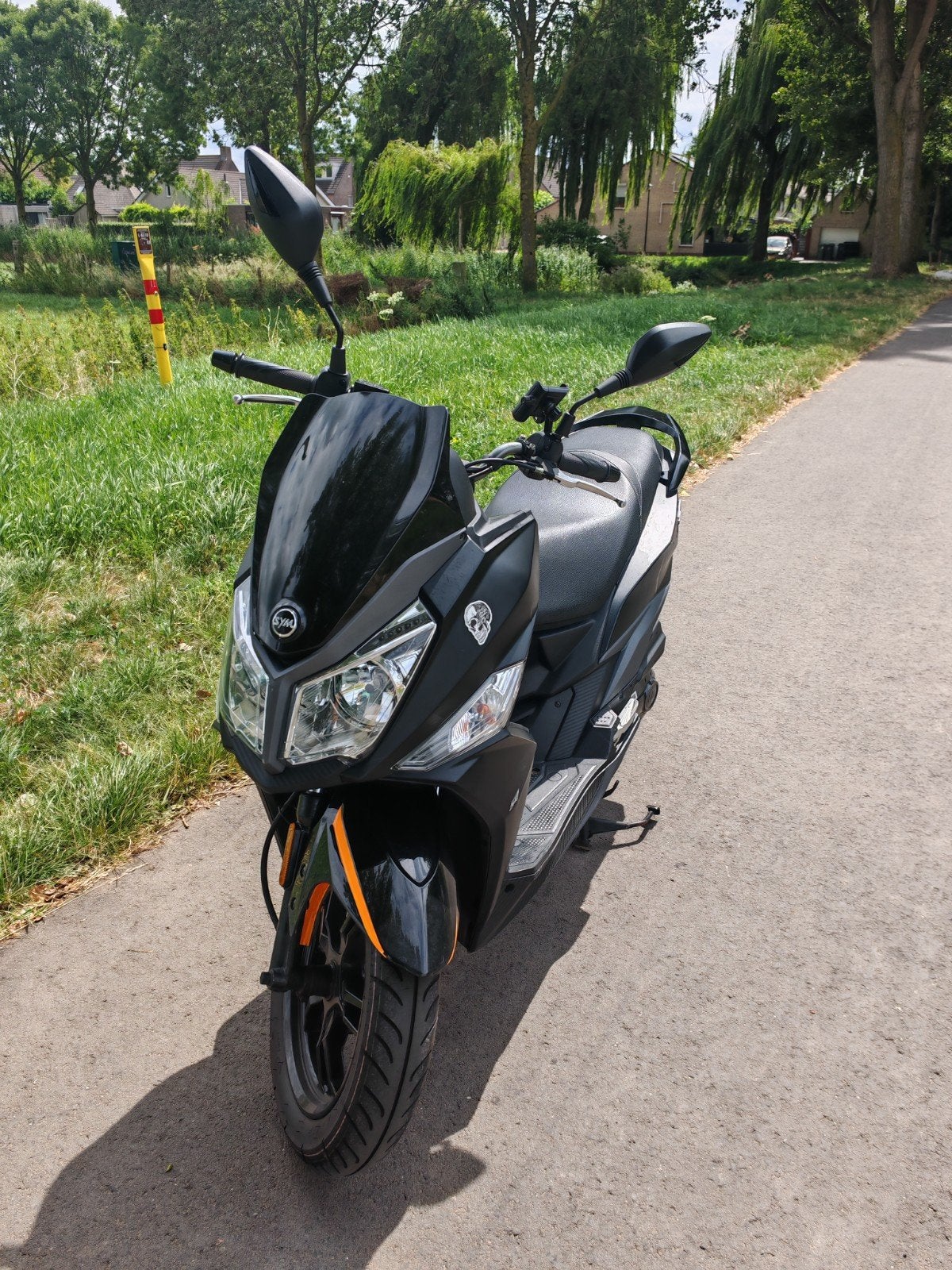 SYM Jet 14 scooter 50cc 2023 | helm, slot, telefoonhouder, Ophalen, Gebruikt, Overige modellen, Maximaal 45 km/u