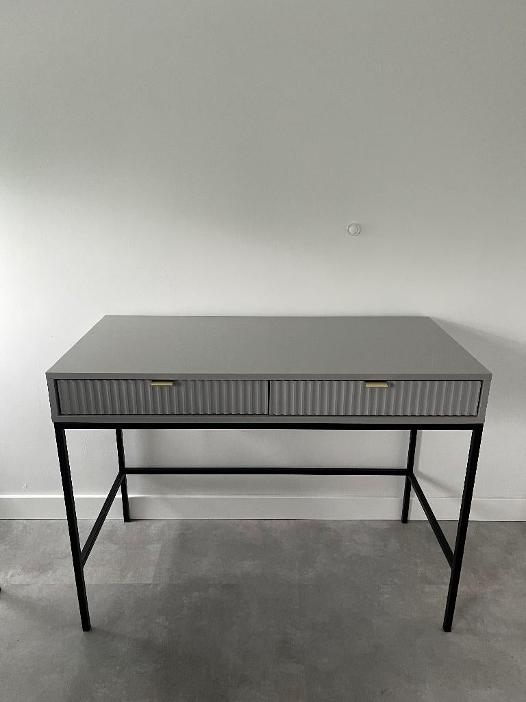 Kaptafel NADUVI - grijs, Ophalen, Overige materialen, 100 tot 150 cm, Nieuw
