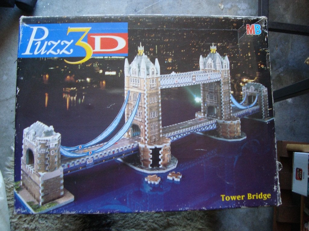 3 D Tower Bridge 819 stukjes, Ophalen of Verzenden, 500 t/m 1500 stukjes, Zo goed als nieuw, Rubik's of 3D-puzzel