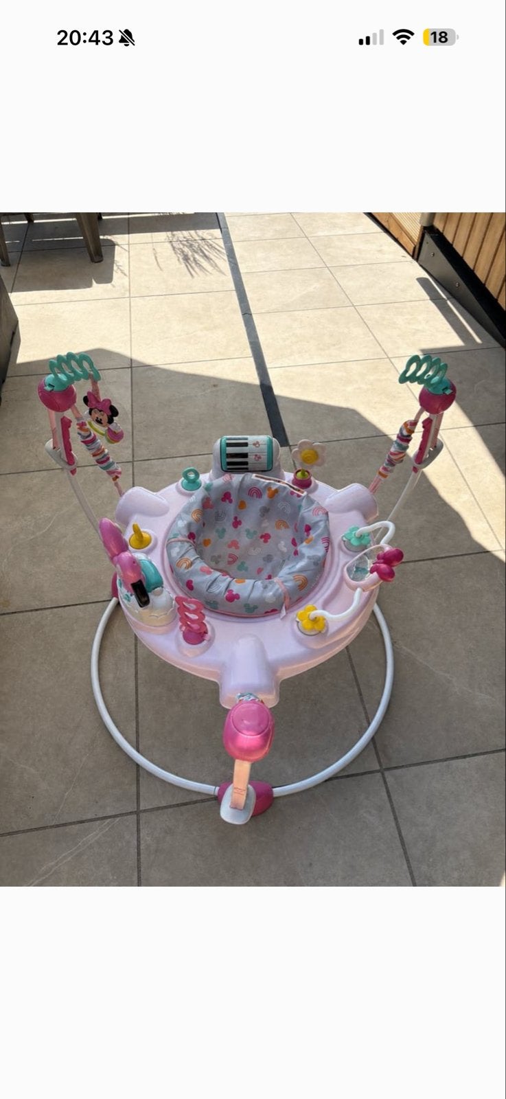 Minnie Mouse Kinderjumper en Activiteitencentrum, Ophalen, Gebruikt, Overige typen, Met licht