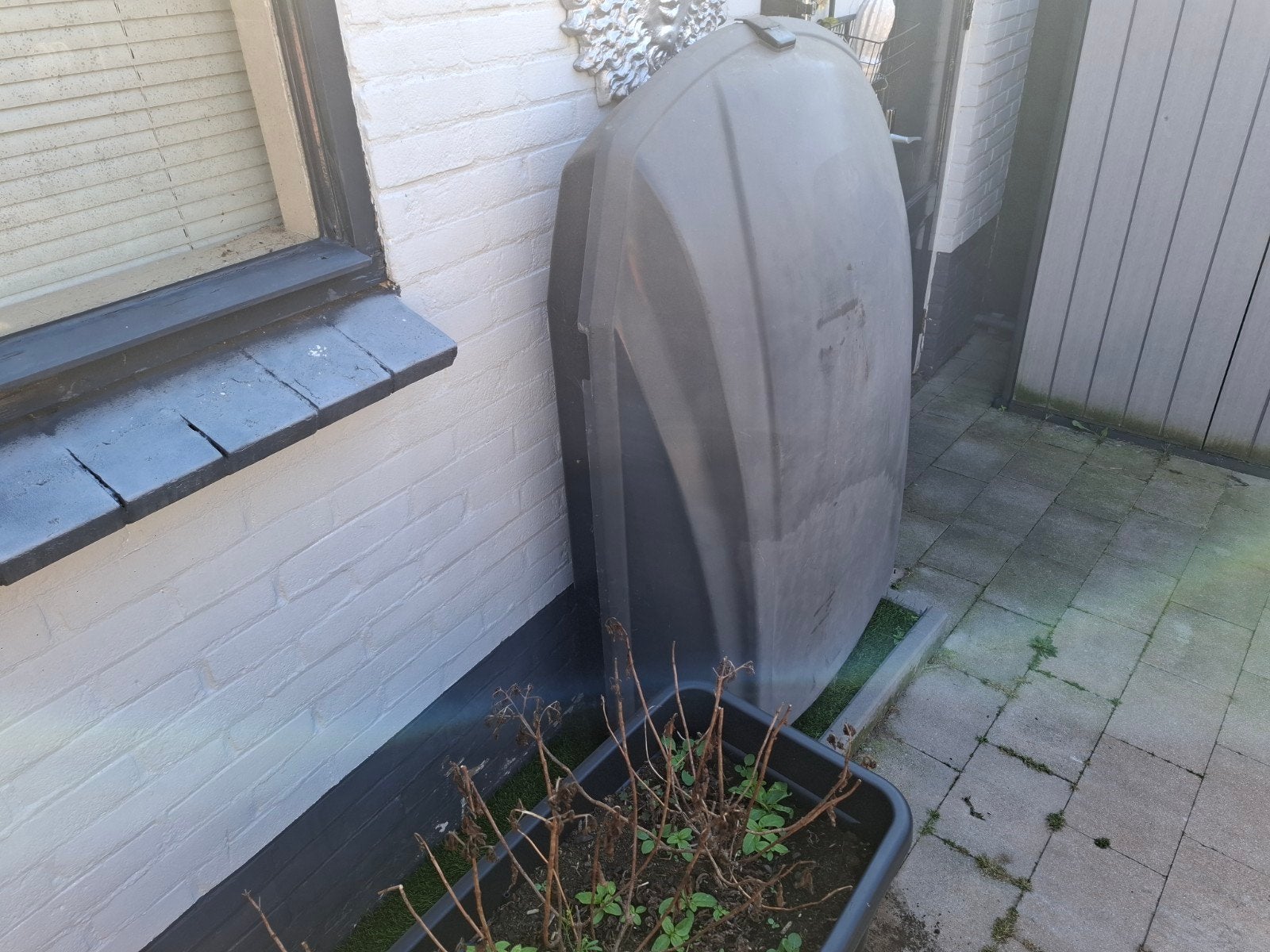 Dakkoffer inclusief bevestigingsmateriaal, Ophalen, Gebruikt