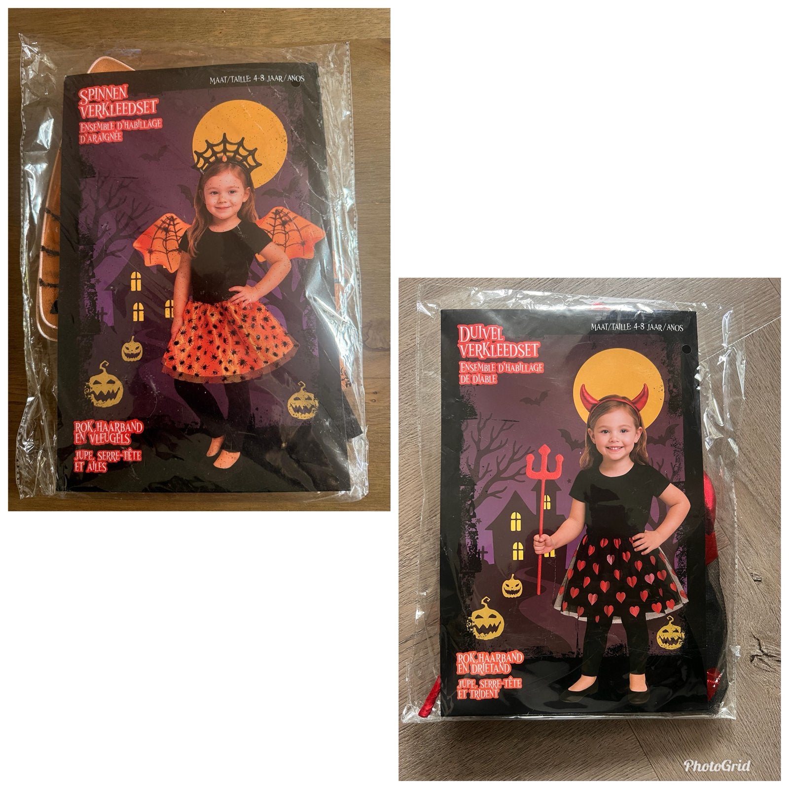 Halloween Verkleedset: Duivel en Spin (Maat 4-8 Jaar), Ophalen of Verzenden, Nieuw, 104 of kleiner, Jongen of Meisje