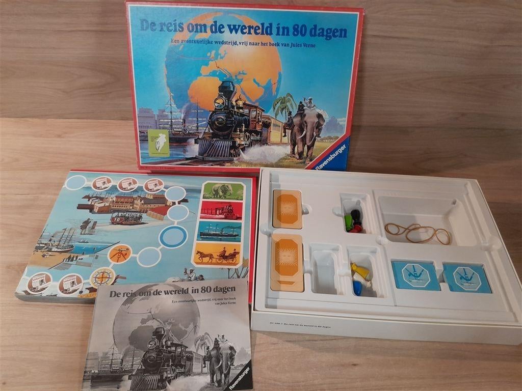de reis om de wereld in 80 dagen - s5849, Verzenden, Zo goed als nieuw