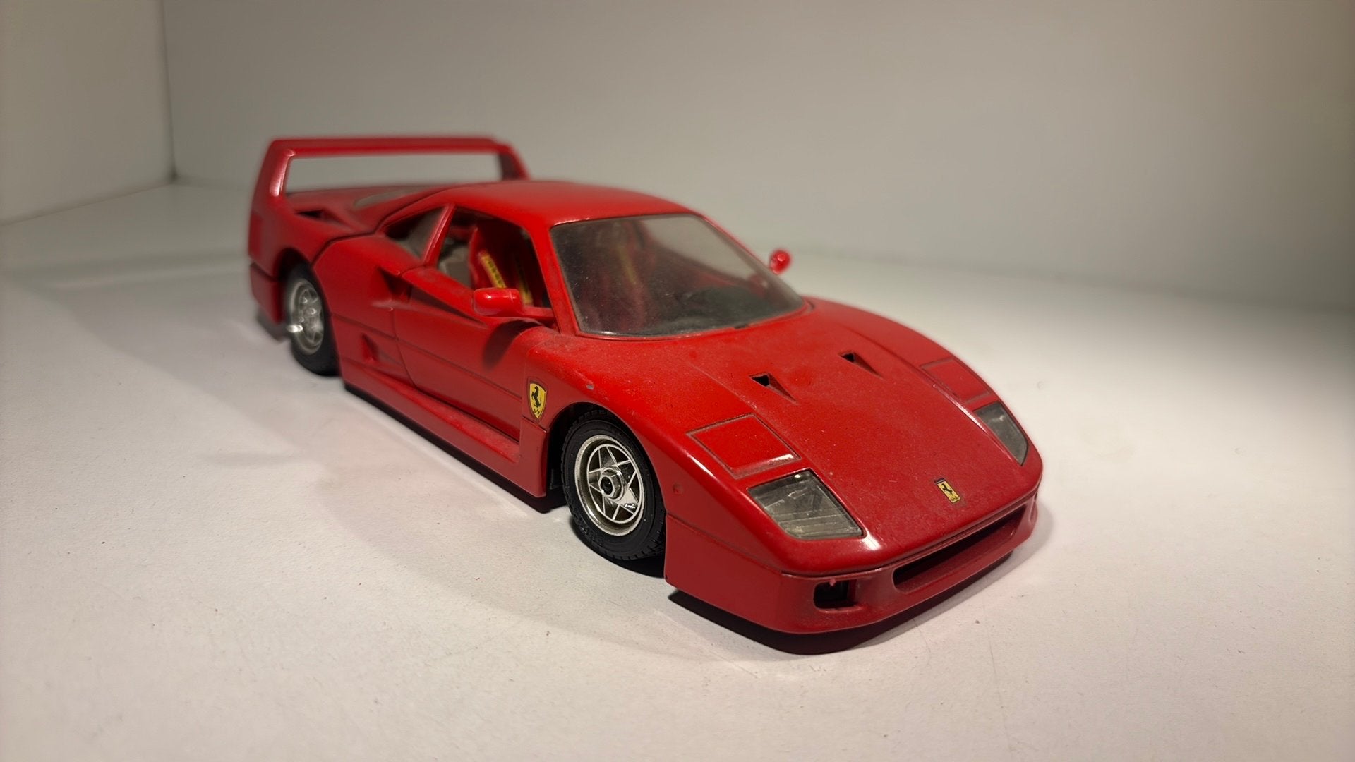 Ferrari f40 1987 Bburago 1.24, Ophalen of Verzenden, Bburago, A, A