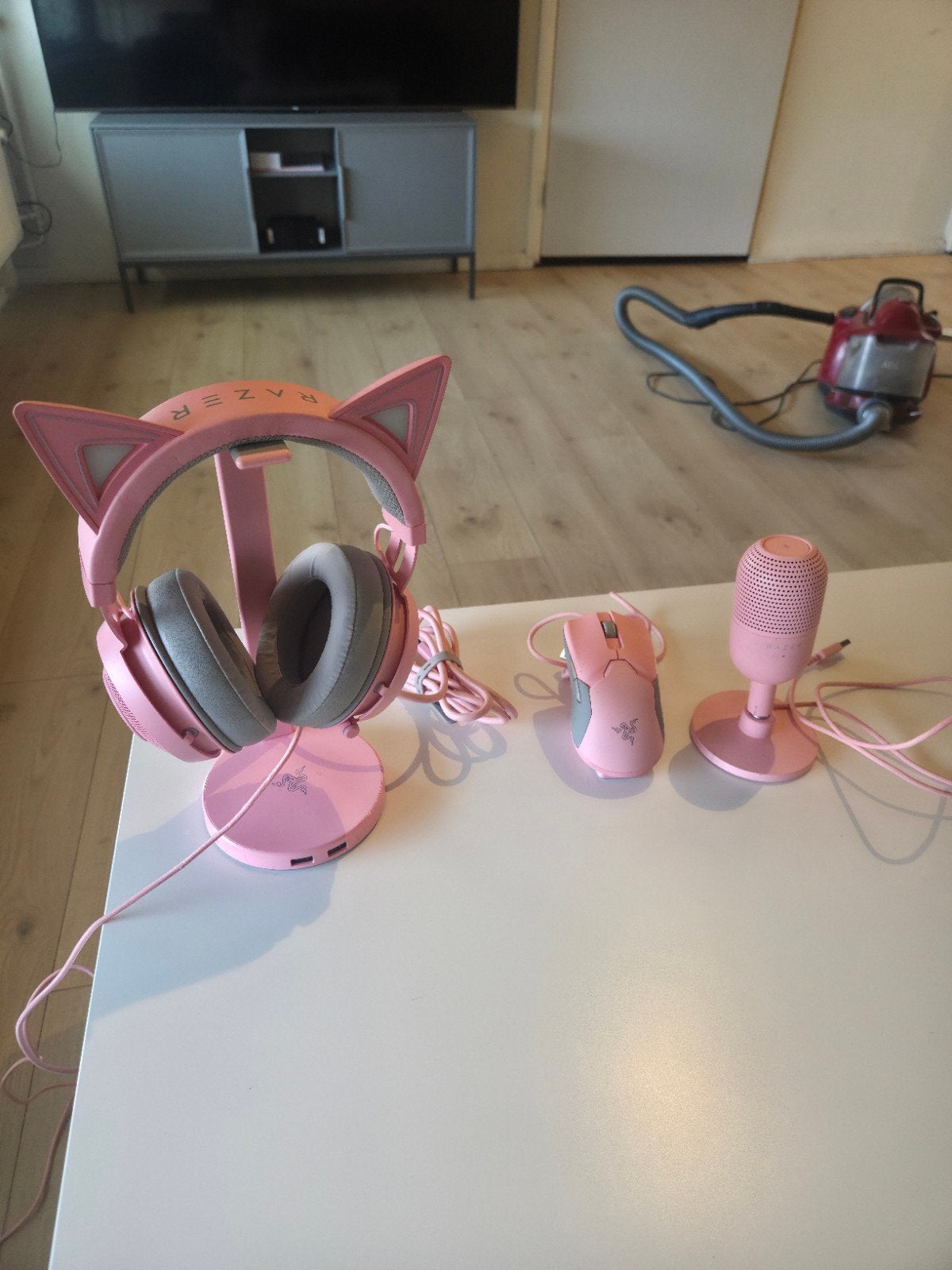Complete razer kitty set., Ophalen, Zo goed als nieuw