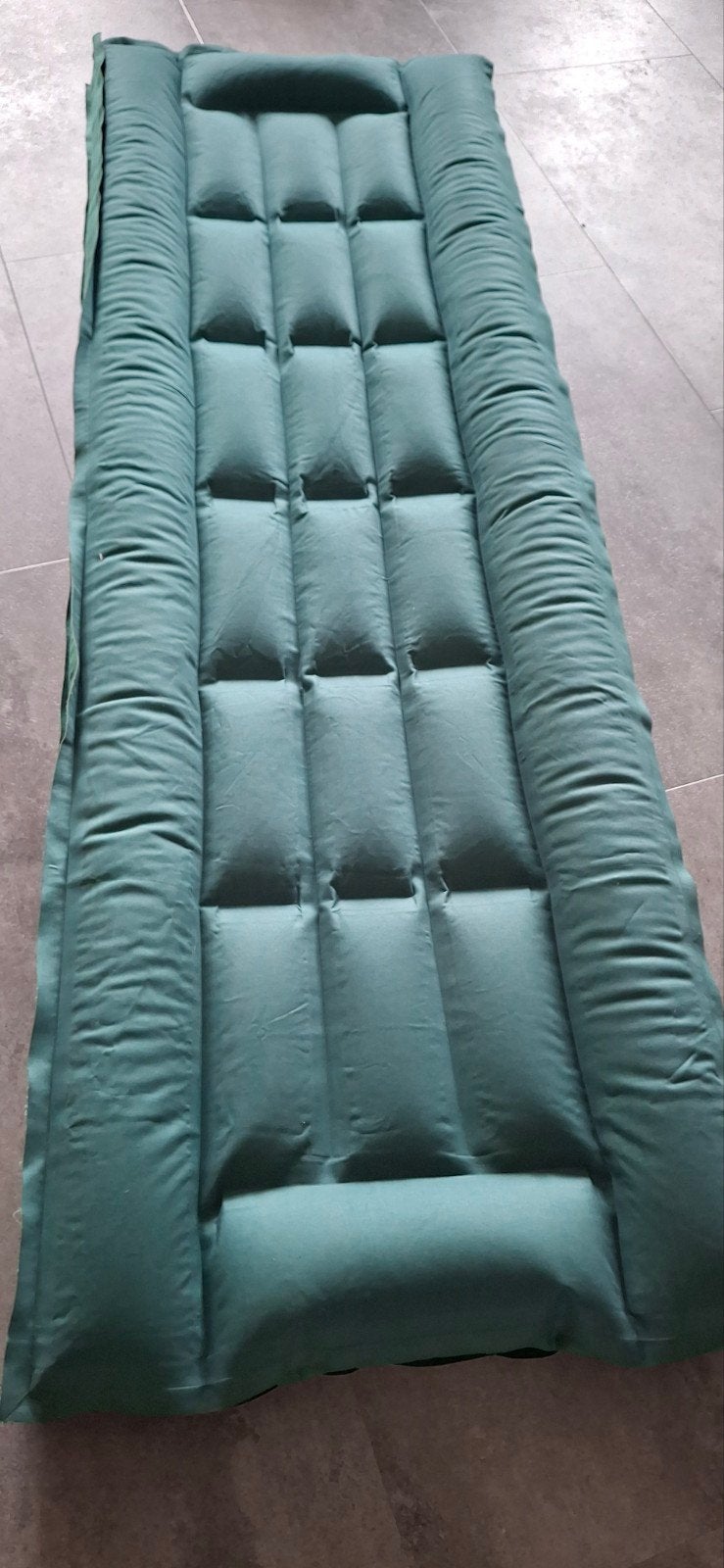 Luchtbed Canvas 205 cm - Comfortabel en Duurzaam, Ophalen of Verzenden, Zo goed als nieuw, 1-persoons