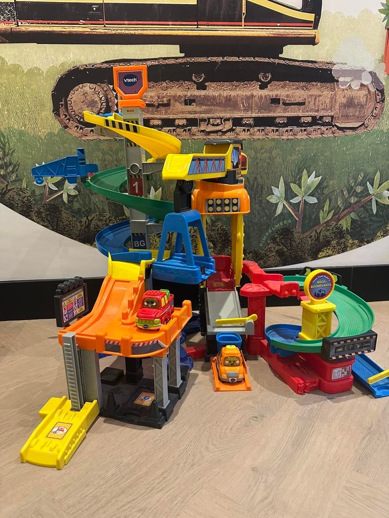Complete set ToetToet Auto’s Vtech, Ophalen, Zo goed als nieuw, Elektrisch, Overige merken