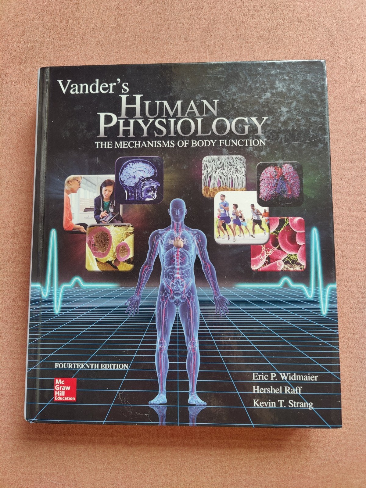 Vander's Human Physiology - 14e editie, Boeken, Eric P. Widmaier, Hershel Raff, Kevin T. Strang, Zo goed als nieuw, Beta, HBO
