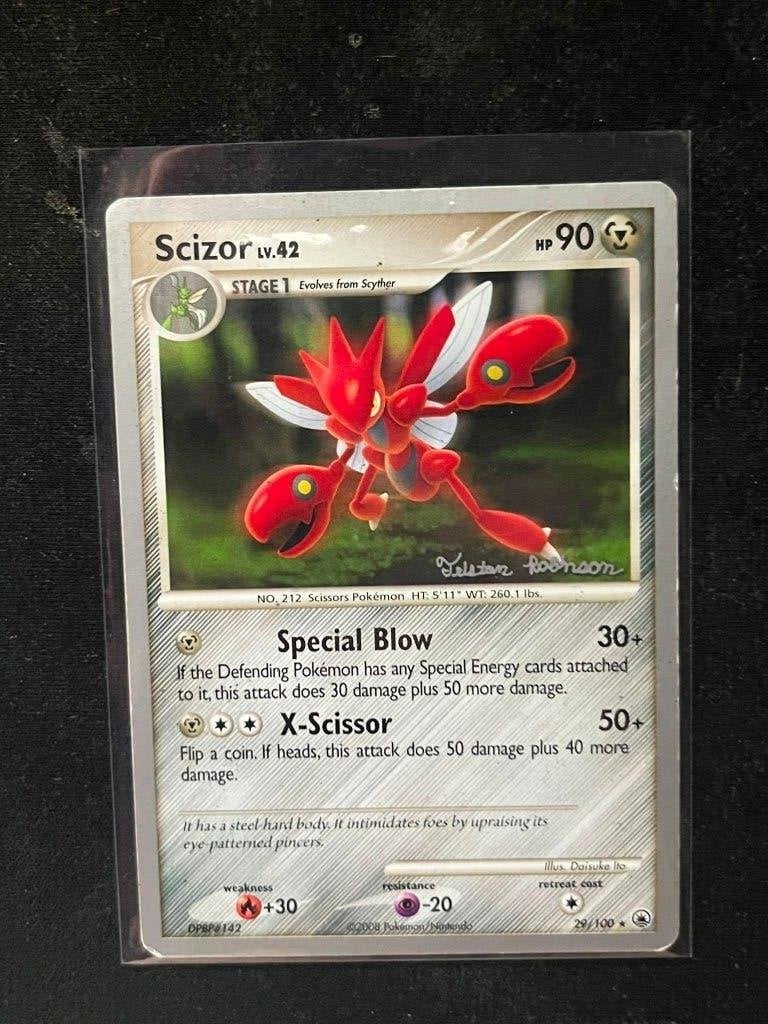 Scizor 29/100 World Championships Decks 2008 - Pokemon kaart, Ophalen of Verzenden, Zo goed als nieuw, Speeldeck