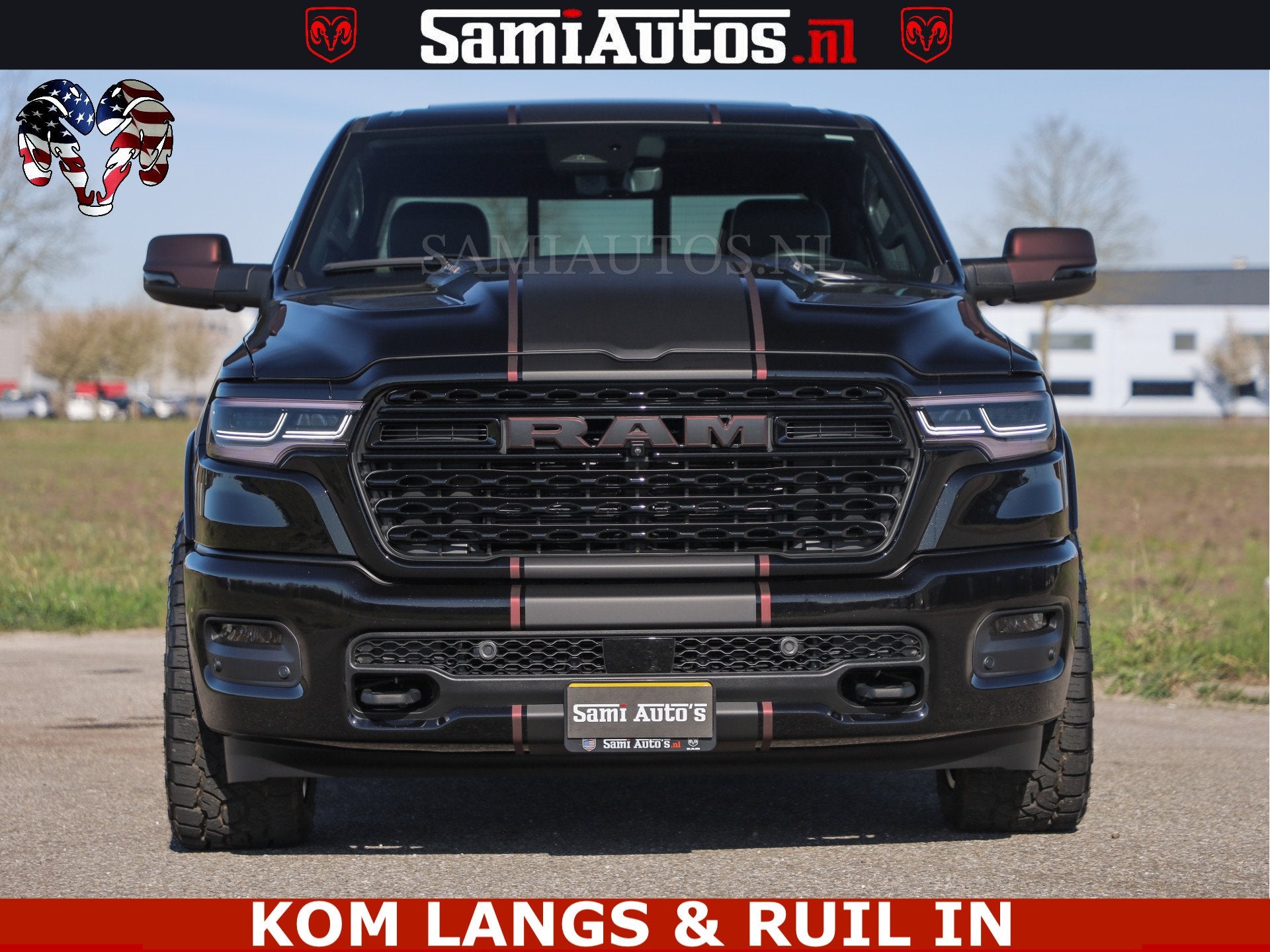 Dodge Ram Limited H.O 540HP 706Nm | Massage + Full Option |, Automaat, Met garantie (alle), Zwart, Leder