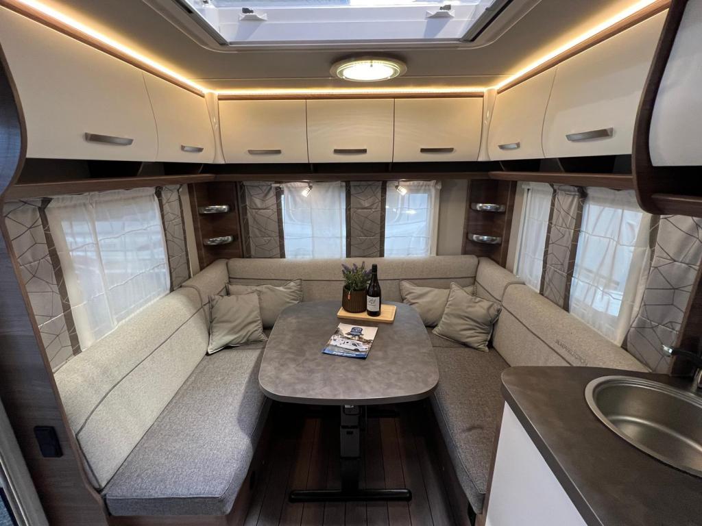 Knaus Sport Silver Selection 500 FU mover, luifel, fietsenre, Caravans en Kamperen, Caravans, Rondzit, Bedrijf, Schokbreker, Overige typen