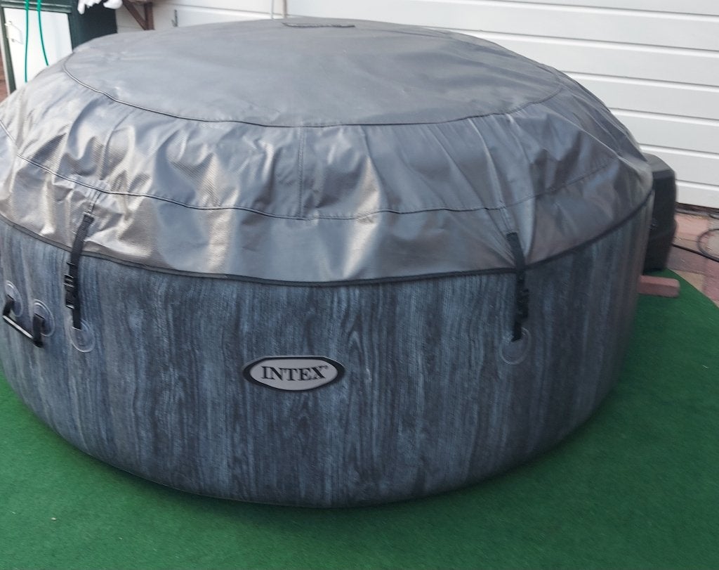 Opblaasbare jacuzzi Intex Greywood, Ophalen, Zo goed als nieuw, Filter, Opblaasbaar
