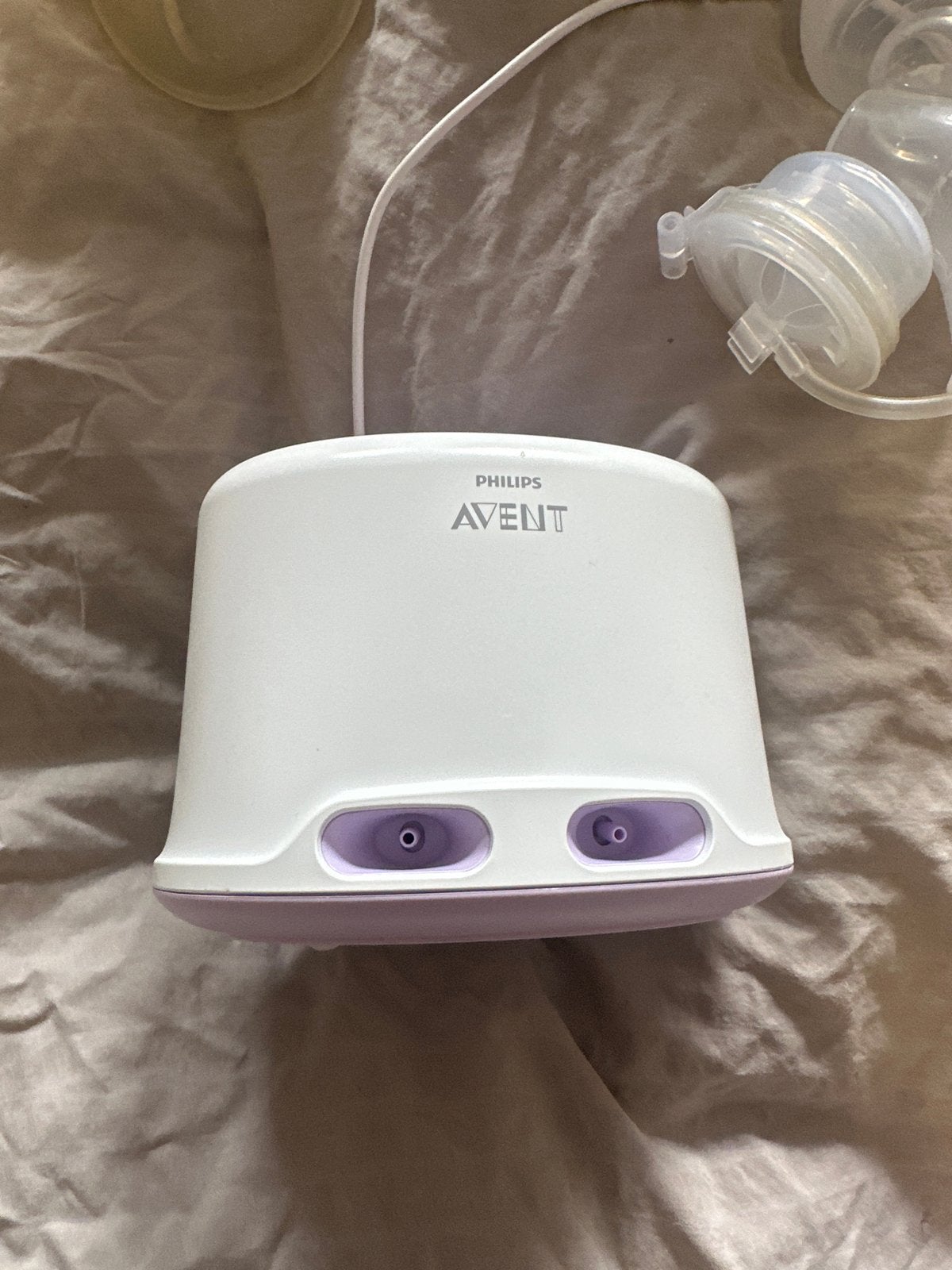 Philips Avent dubbele elektrische borstkolf, Ophalen of Verzenden, Zo goed als nieuw