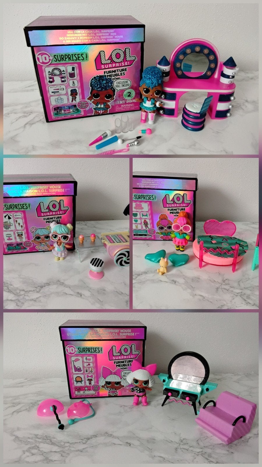 LOL Suprise Huisjes Kamers Diversen Poppen Accessoires, Ophalen of Verzenden, Gebruikt, Poppenhuis