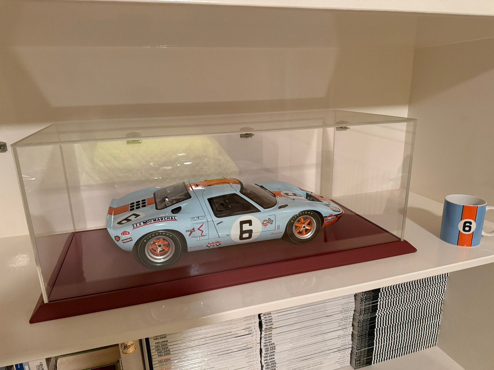 DeAgostini Ford GT40 1:8, Ophalen, Zo goed als nieuw, 1:5 t/m 1:8, Auto