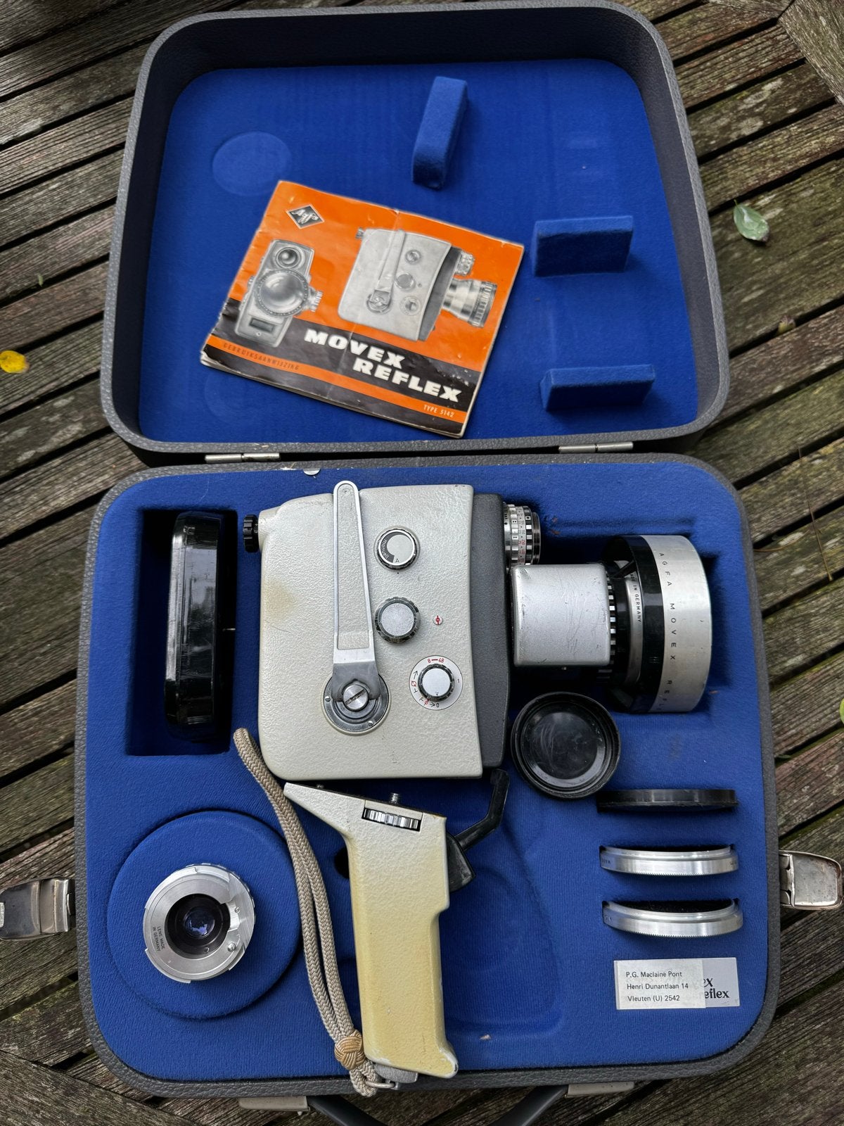 Agfa Movex Reflex 3142 8mm camera | Schneider Variogon lens, Ophalen of Verzenden, Gebruikt